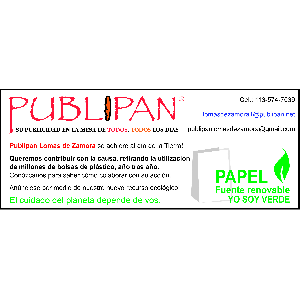 Publipan Lomas de Zamora (Argentina) se promociona el Día de la Tierra